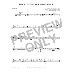 The Star Spangled Banner - F Horn 1