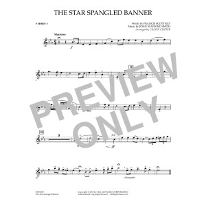 The Star Spangled Banner - F Horn 3