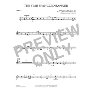 The Star Spangled Banner - F Horn 4