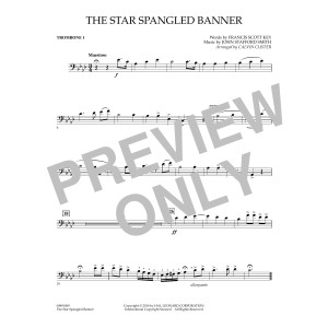 The Star Spangled Banner - Trombone 1