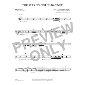 The Star Spangled Banner - Percussion 1