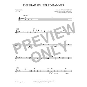 The Star Spangled Banner - Percussion 3