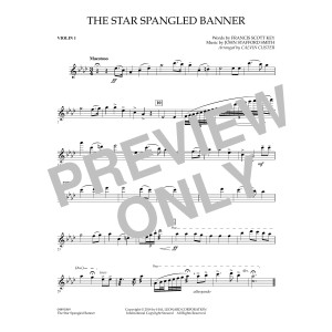 The Star Spangled Banner - Violin 1