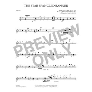 The Star Spangled Banner - Violin 2