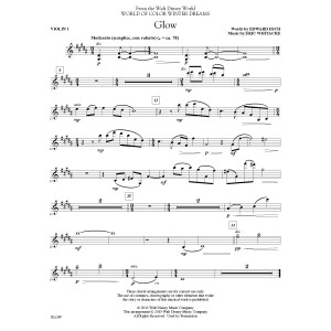 Glow - Violin 1
