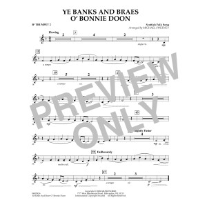 Ye Banks and Braes o' Bonnie Doon - Bb Trumpet 2