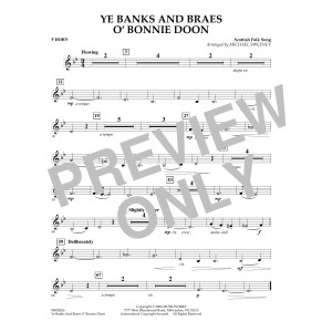 Ye Banks and Braes o' Bonnie Doon - F Horn