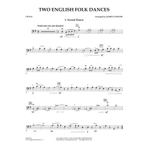 Two English Folk Dances - Cello