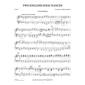Two English Folk Dances - Piano