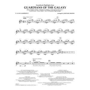 Soundtrack Highlights from Guardians of the Galaxy - Eb Alto Saxophone 2