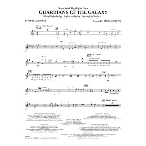 Soundtrack Highlights from Guardians of the Galaxy - Bb Tenor Saxophone