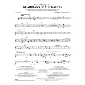 Soundtrack Highlights from Guardians of the Galaxy - Bb Trumpet 1