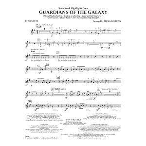 Soundtrack Highlights from Guardians of the Galaxy - Bb Trumpet 2