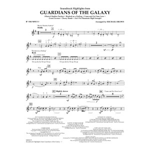 Soundtrack Highlights from Guardians of the Galaxy - Bb Trumpet 3