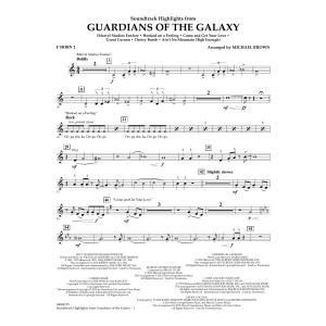 Soundtrack Highlights from Guardians of the Galaxy - F Horn 2