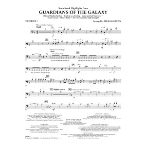 Soundtrack Highlights from Guardians of the Galaxy - Trombone 1