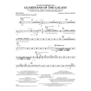 Soundtrack Highlights from Guardians of the Galaxy - Percussion 2