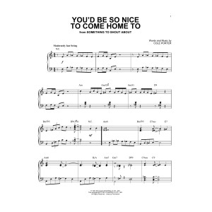 You'd Be So Nice To Come Home To [Jazz version] (arr. Brent Edstrom)