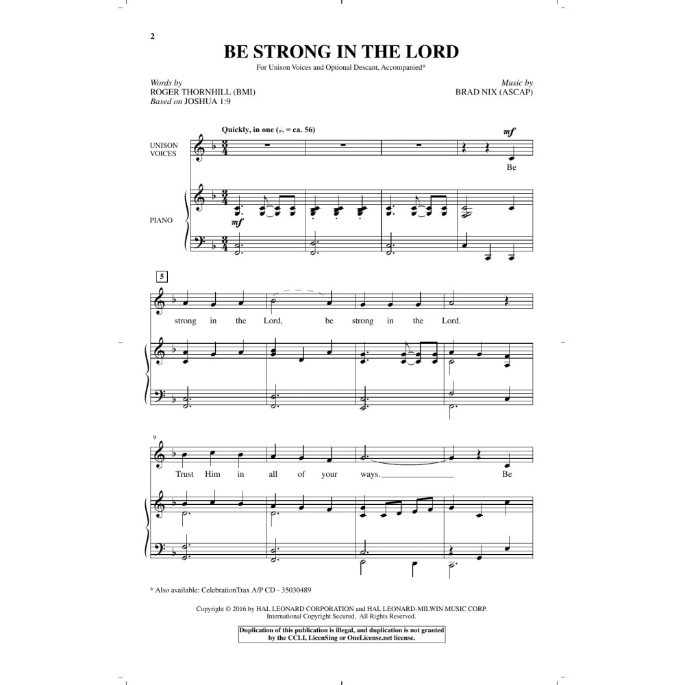 Be Strong In The Lord