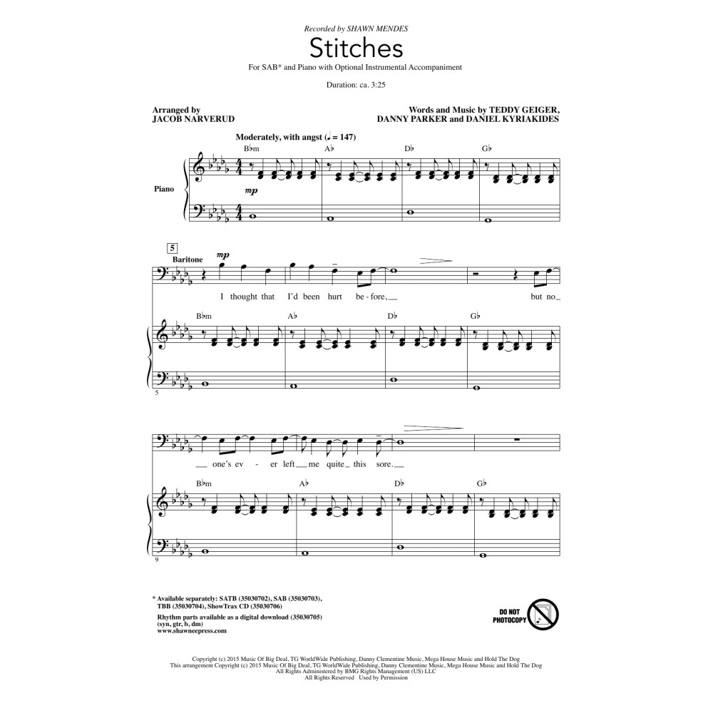 Stitches (arr. Jacob Narverud)