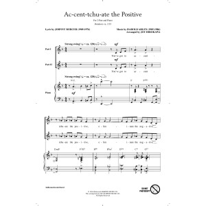 Ac-cent-tchu-ate The Positive (arr. Joy Hirokawa)
