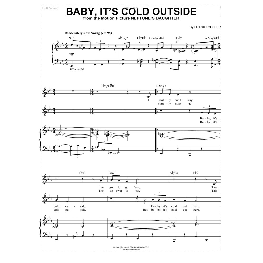 Baby, It's Cold Outside
