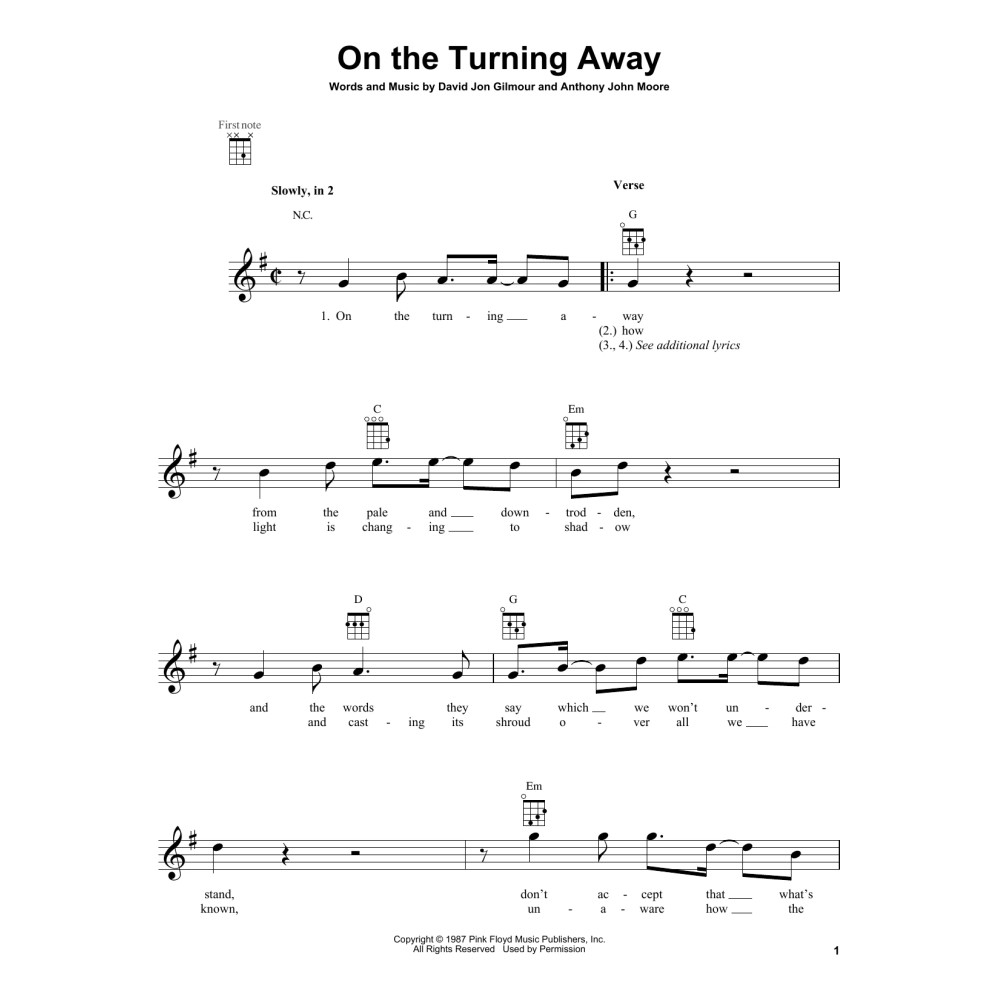 On The Turning Away