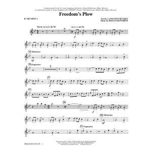Freedom's Plow - Bb Trumpet 1