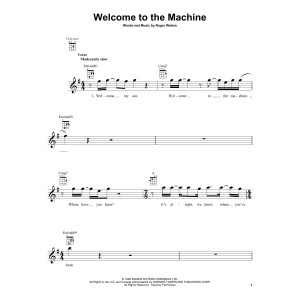 Welcome To The Machine