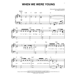 When We Were Young