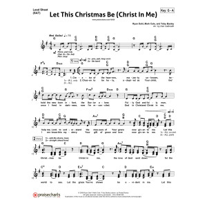 Let This Christmas Be (Christ In Me)