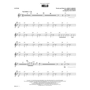 Hello (arr. Mac Huff) - Guitar