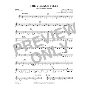 The Village Bells (Les Cloche du Hameau) - Violin 3 (Viola Treble Clef)