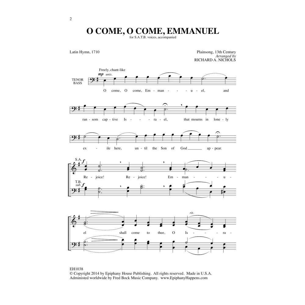 O Come, O Come, Emmanuel