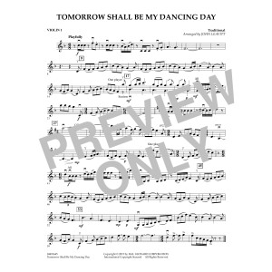 Tomorrow Shall Be My Dancing Day - Violin 1