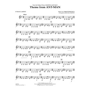 Theme from Ant-Man - Bb Bass Clarinet
