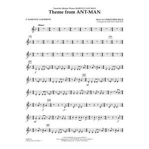 Theme from Ant-Man - Eb Baritone Saxophone