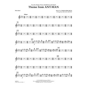 Theme from Ant-Man - Piccolo