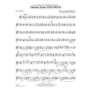 Theme from Ant-Man - Bb Clarinet 1