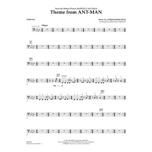 Theme from Ant-Man - Timpani