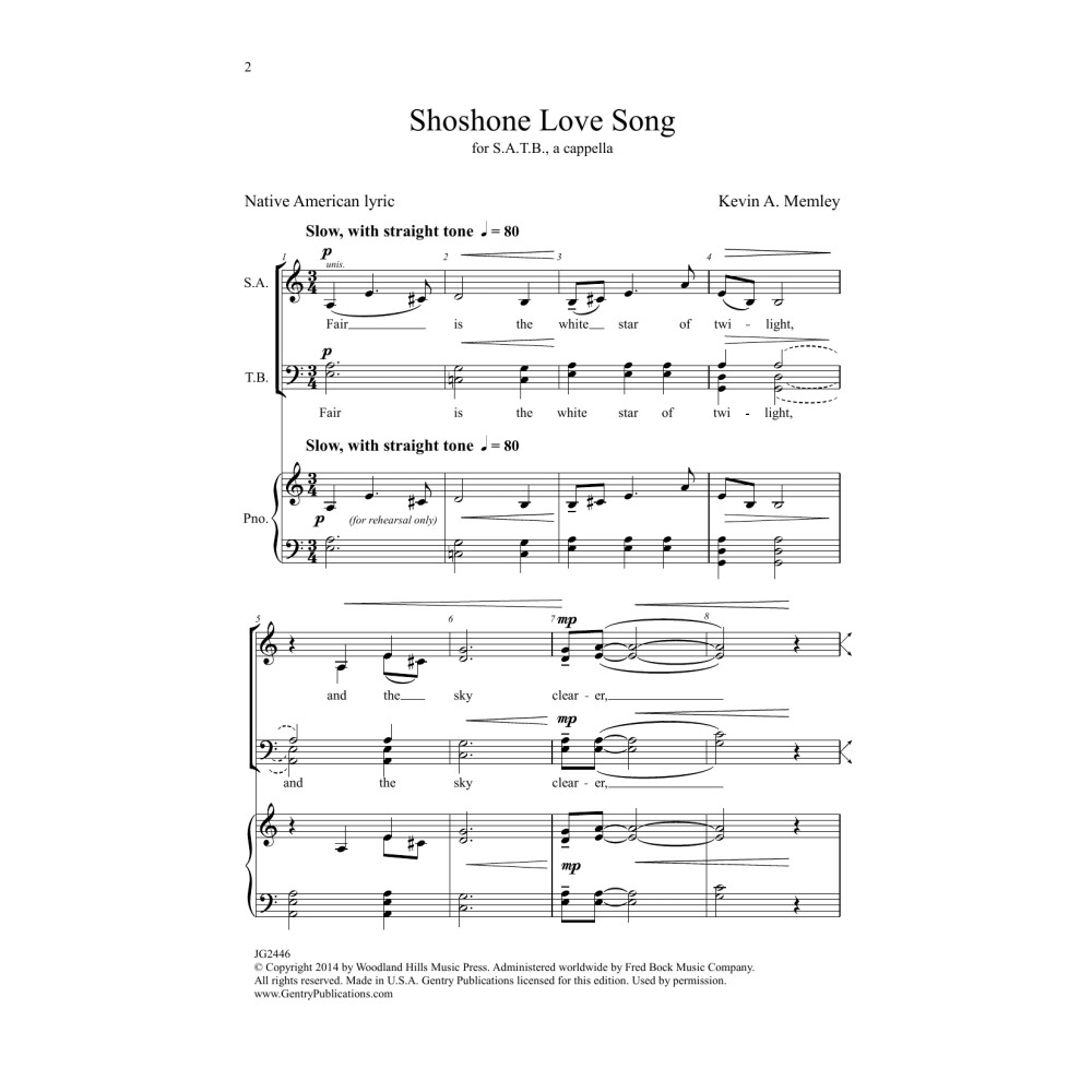 Shoshone Love Song
