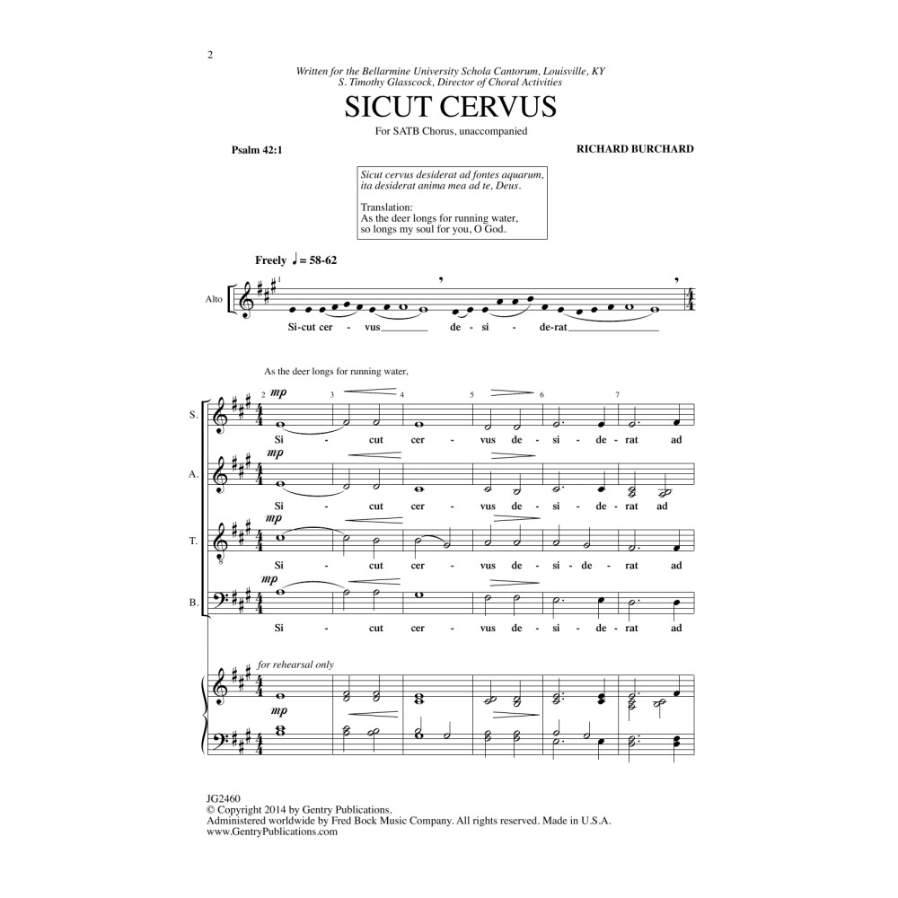 Sicut Cervus