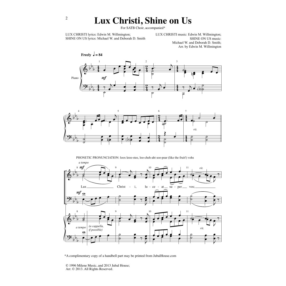 Lux Christi, Shine on Us