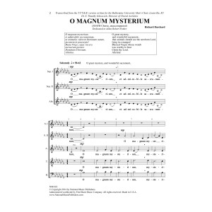 O Magnum Mysterium