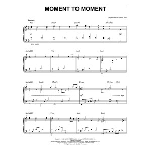 Moment To Moment [Jazz version] (arr. Brent Edstrom)