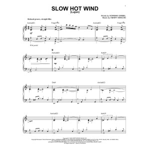Slow Hot Wind (Lujon) [Jazz version] (arr. Brent Edstrom)