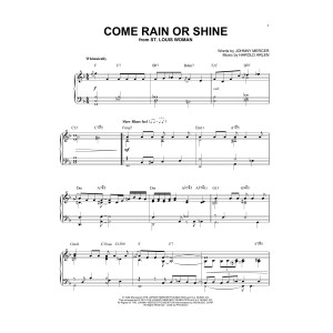 Come Rain Or Come Shine [Jazz version] (arr. Brent Edstrom)