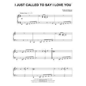 I Just Called To Say I Love You [Jazz version]