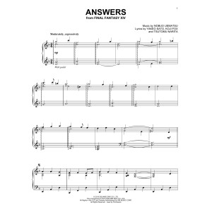 Answers (from Final Fantasy XIV)
