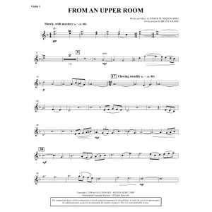 From An Upper Room (from Lenten Sketches) - Violin 1
